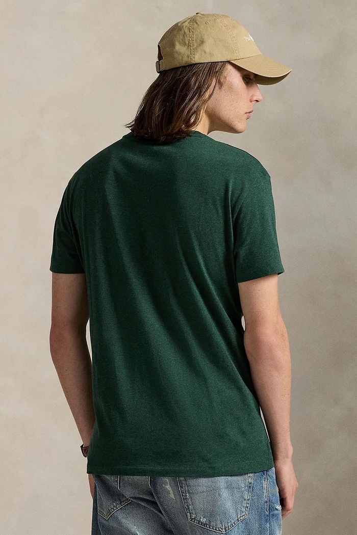 Polo Ralph Lauren T-shirt basic męski bawełniany 710671438 zielony SS26