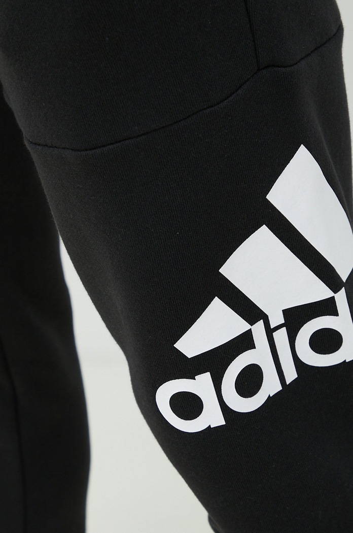 Bavlnené tepláky adidas čierna HA4342