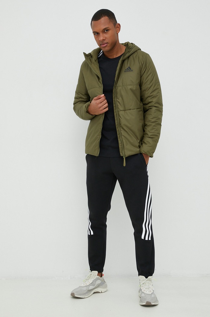 adidas t-shirt bawełniany Essentials IC9334 czarny SS23