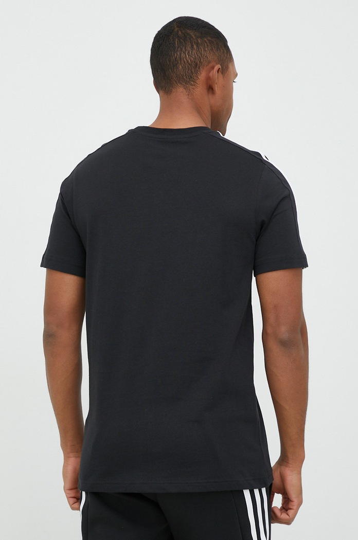 Odzież adidas t-shirt bawełniany Essentials IC9334 czarny