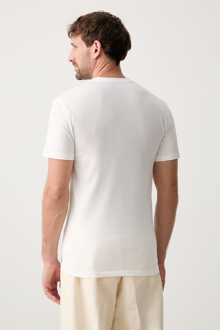 Polo Ralph Lauren basic tričko pánské bavlněné 3-pack 714830304 bílá