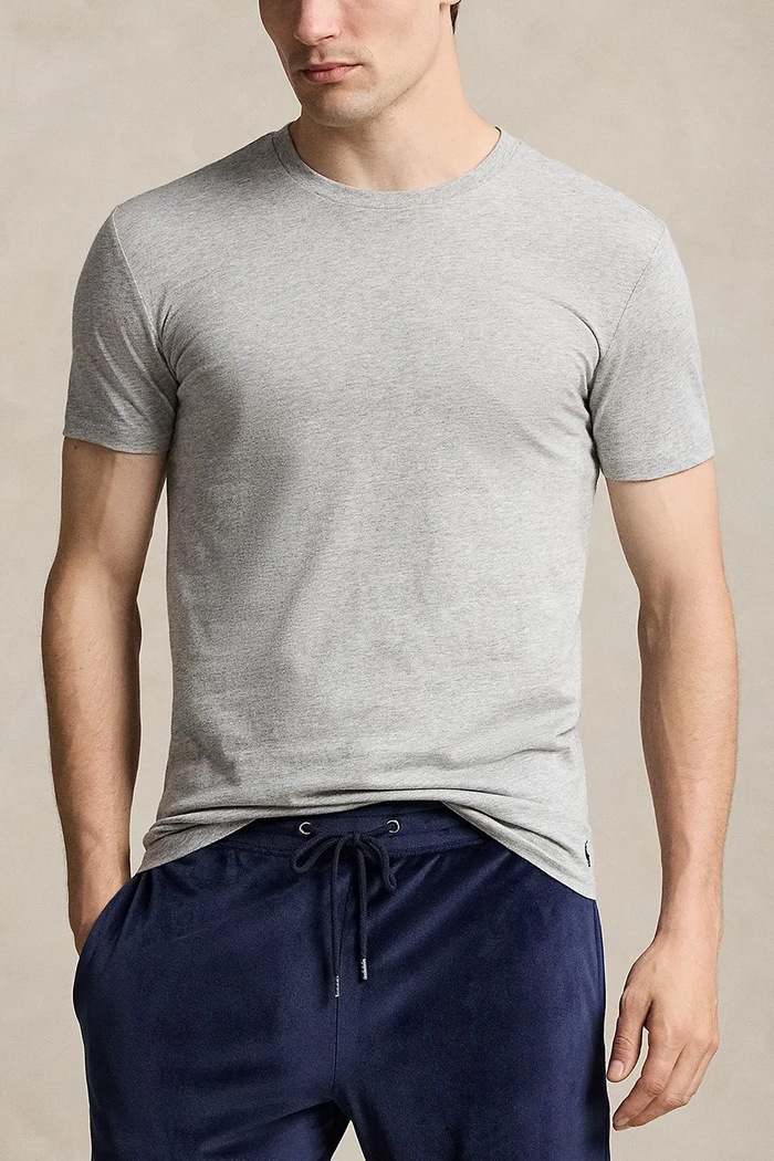 Polo Ralph Lauren T-shirt basic męski bawełniany 3-pack 714830304 granatowy