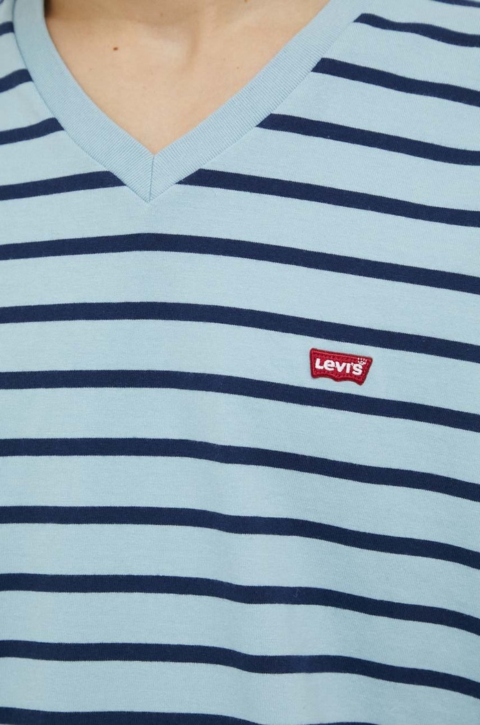 βαμβακερό μπλουζάκι Levi's 85641.0024 μπλε