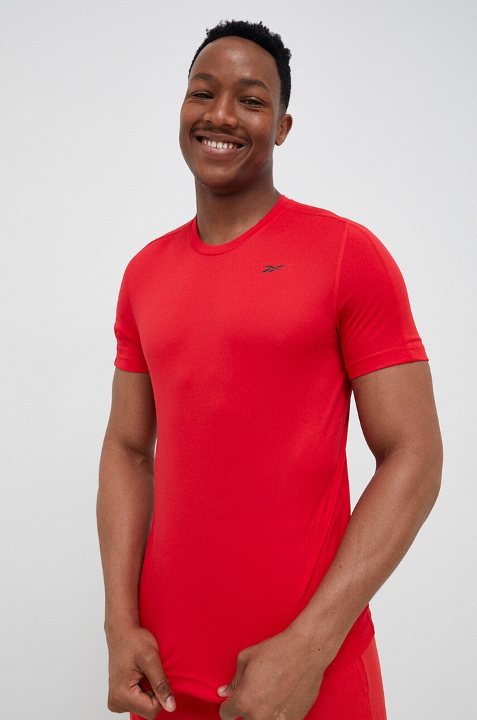 Tricou de antrenament Reebok HG6376 rosu
