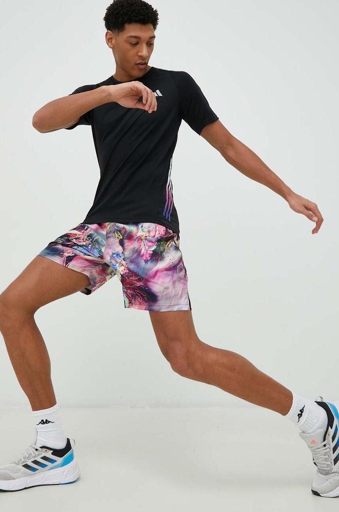 Bežecké tričko adidas Performance Run Icons HN8025 čierna SS23