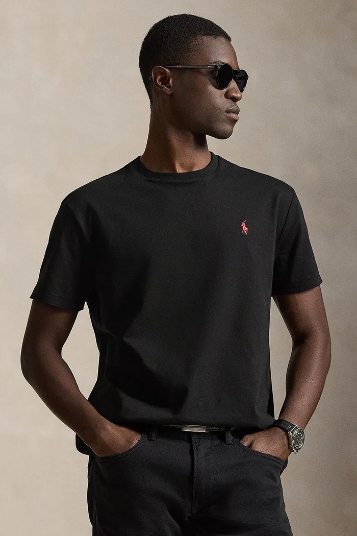 Polo Ralph Lauren cotton t-shirt regular black 710707087