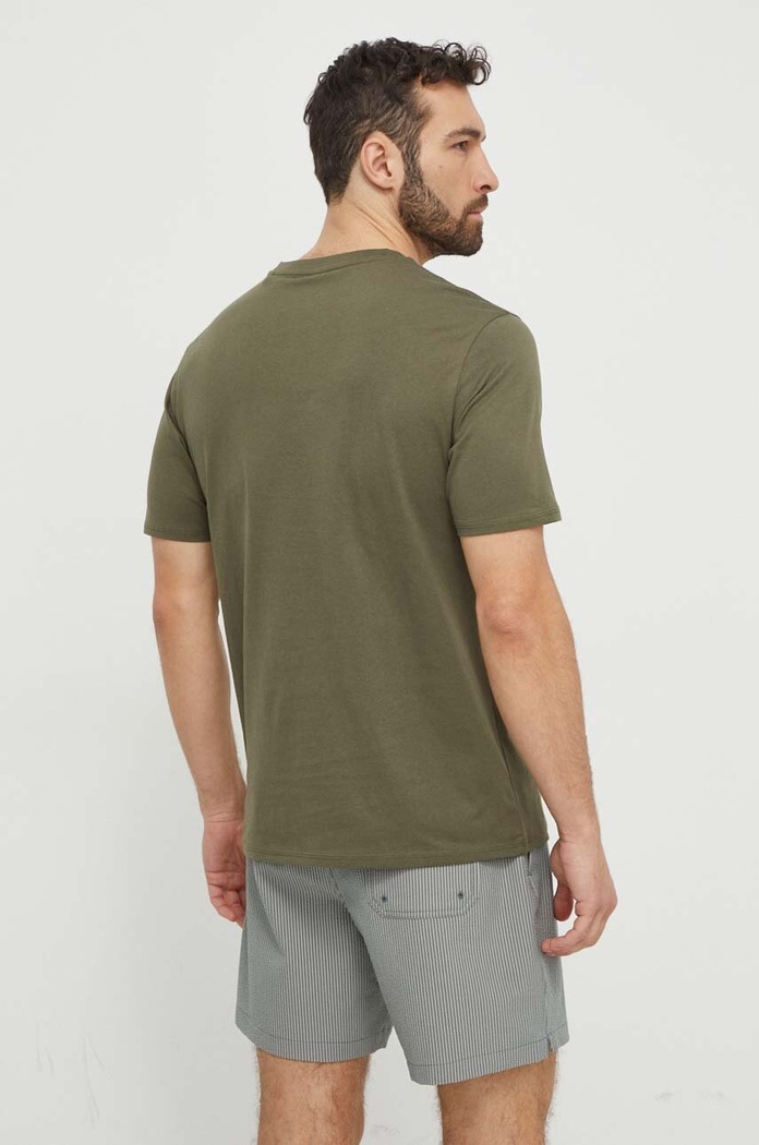 Odzież Guess t-shirt bawełniany F3GI00.K8HM0 zielony