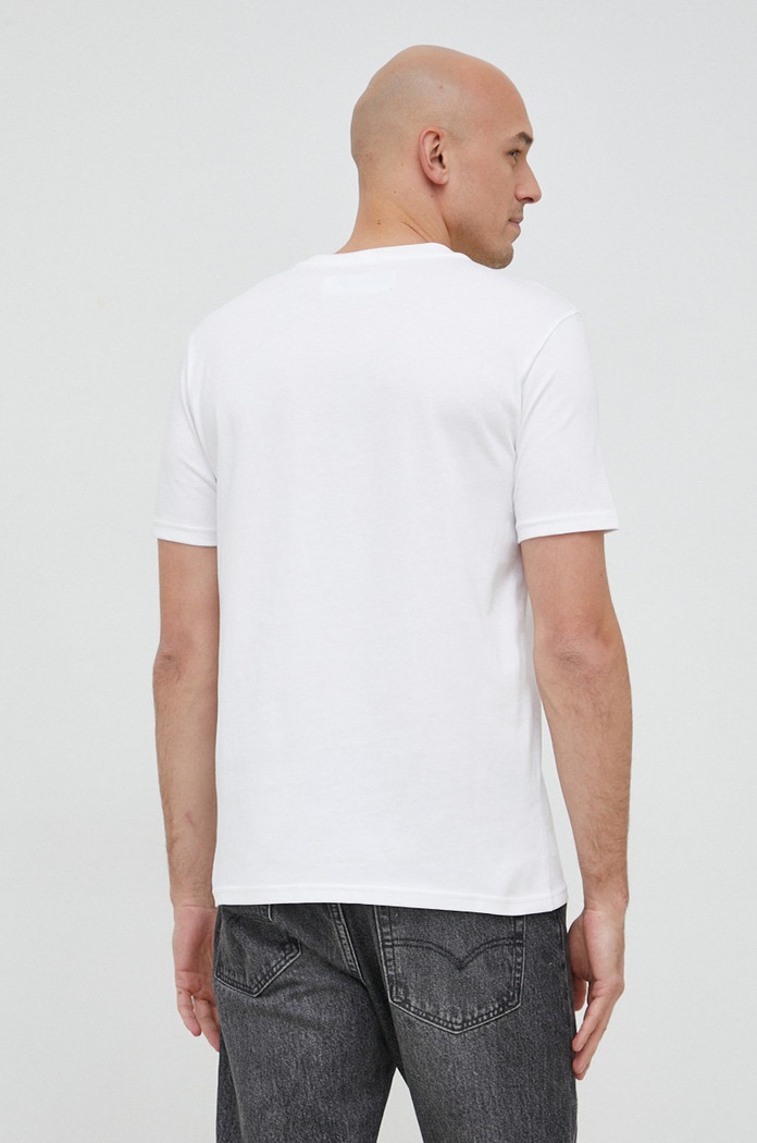 Oblečení Bavlněné tričko United Colors of Benetton 3BL0J19G5.101. bílá