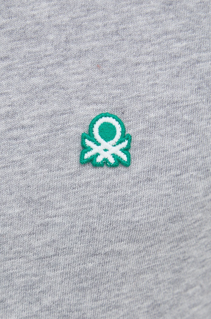 United Colors of Benetton t-shirt bawełniany 3MI5J1AF7.501. szary