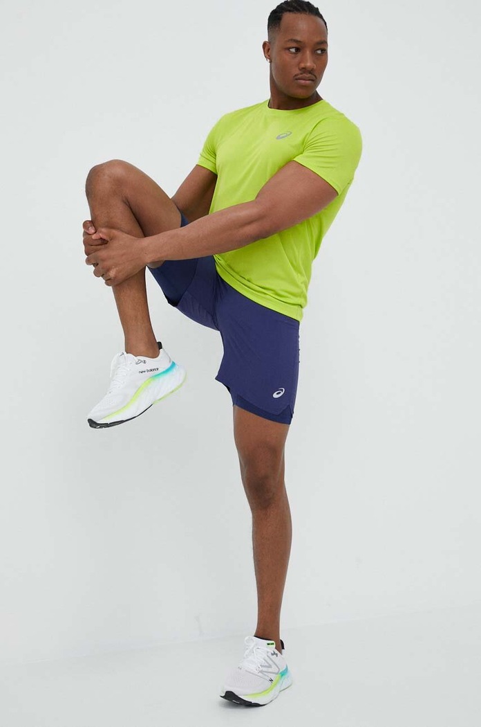 Asics tricou de alergare Core 2011C341.302 verde AW24
