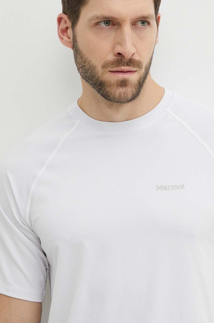 Спортна тениска Marmot Windridge бял M14154