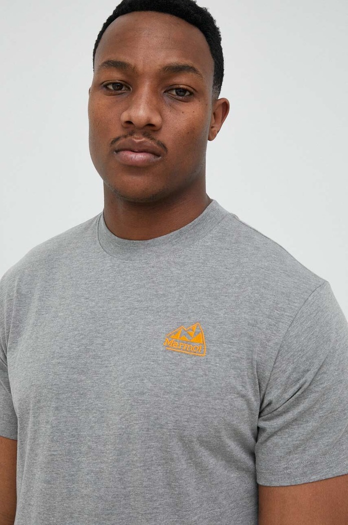T-shirt Peaks Tee Marmot M14129 szary