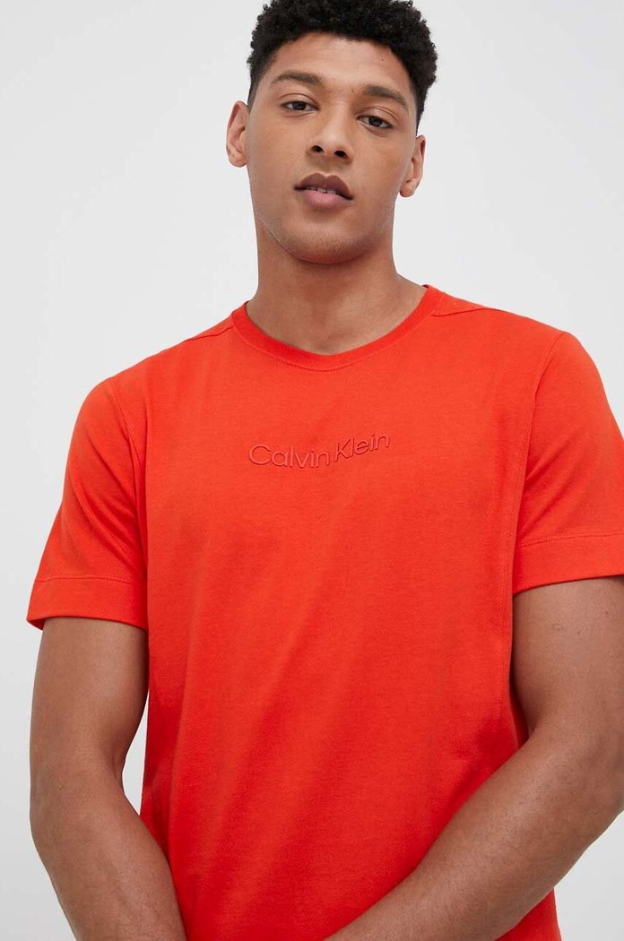 Calvin Klein Performance t-shirt czerwony 00GMS3K108