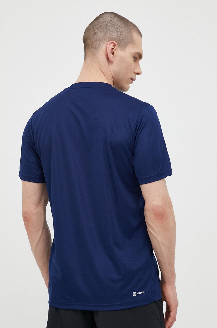 Odzież adidas Performance T-shirt treningowy Train Essentials IC7429 granatowy