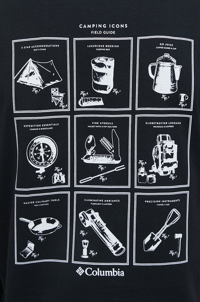 Columbia t-shirt bawełniany Explorers Canyon 2036451