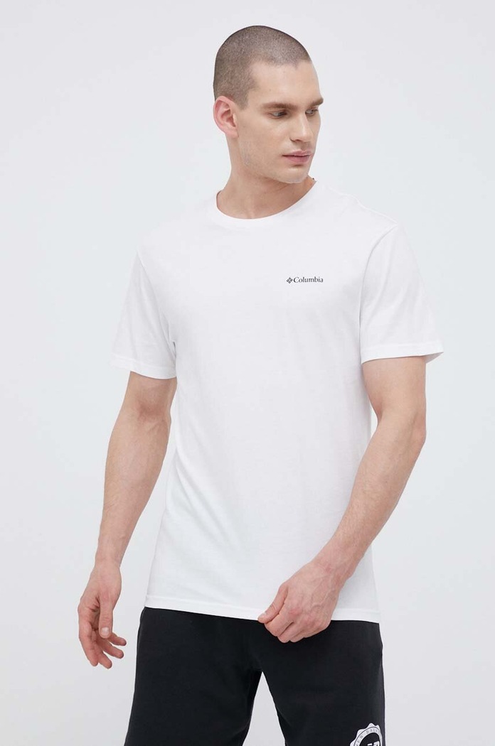 Odzież Columbia t-shirt 1680053.SS23 biały