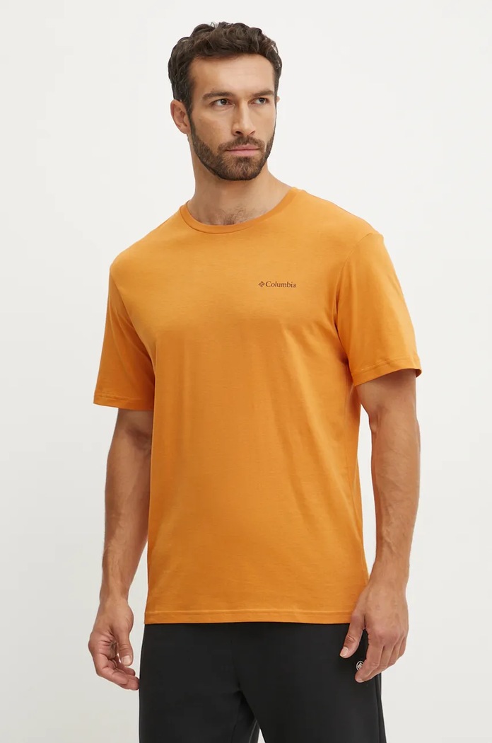 Odjeća Pamučna majica Columbia 1834041.SS23 narančasta