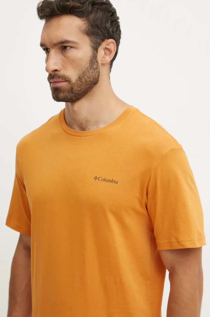 Pamučna majica Columbia narančasta 1834041.SS23