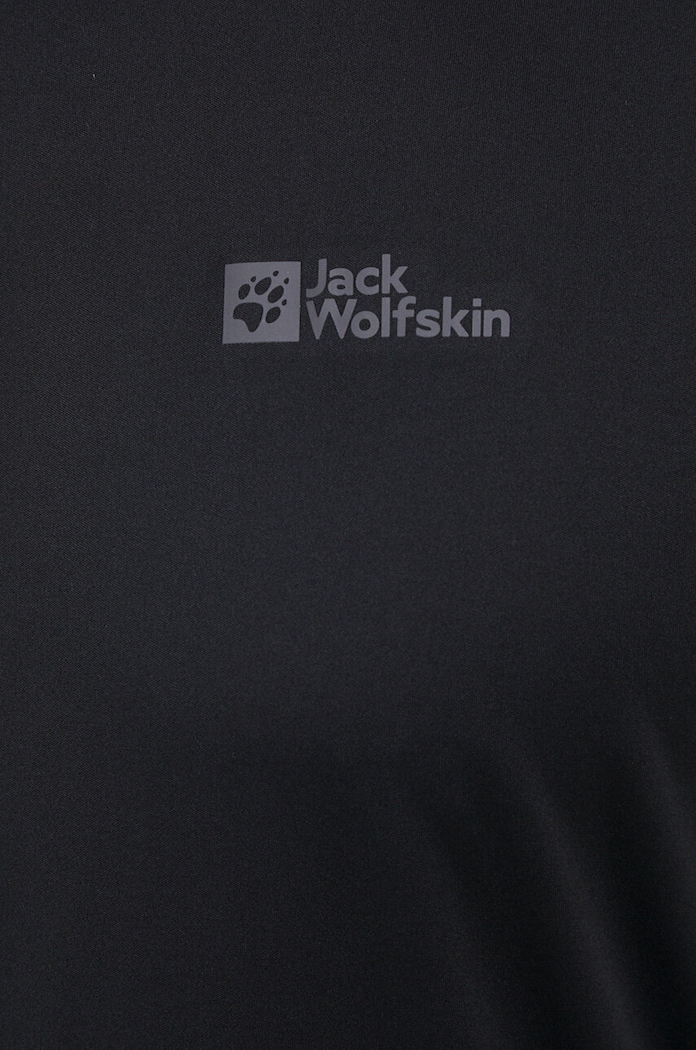 Jack Wolfskin tricou sport Tech negru 1807072