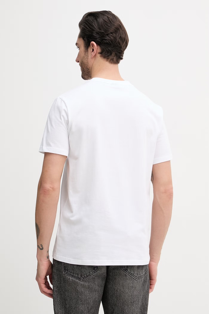 Odzież BOSS T-Shirt RN męski bawełniany 50491706 biały