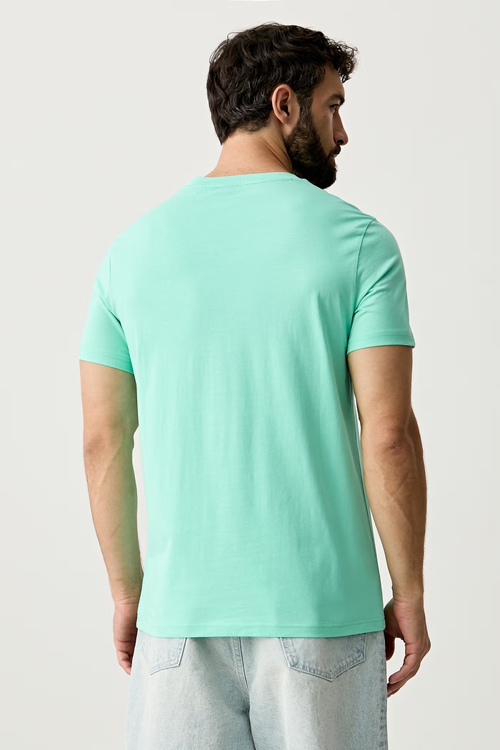 Oblečenie BOSS pánsky bavlnený T-Shirt RN 50491706 zelená