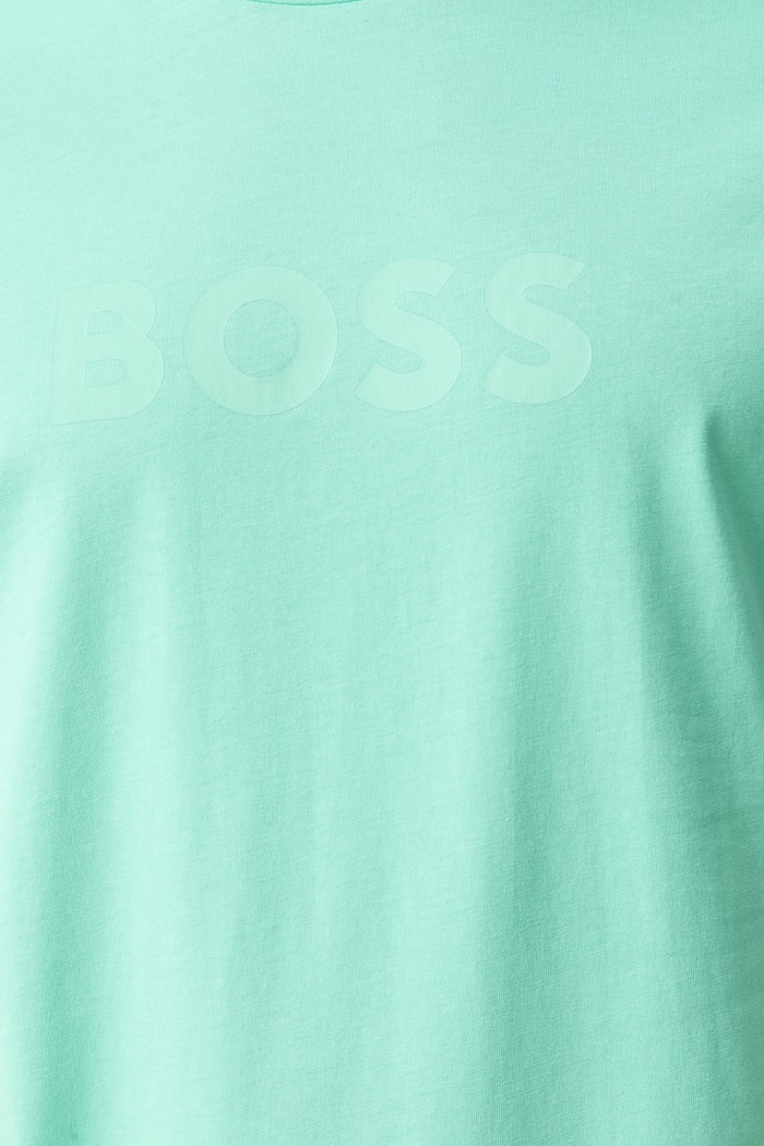 BOSS pánsky bavlnený T-Shirt RN 50491706 zelená