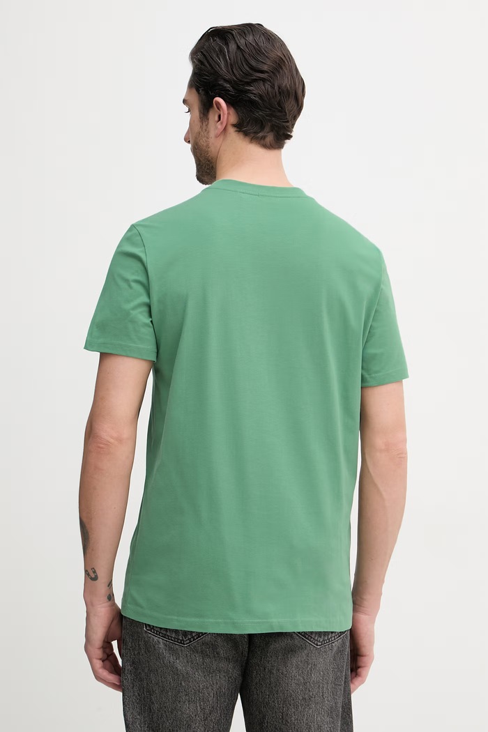 Îmbrăcăminte BOSS bărbătesc bumbac T-Shirt RN 50491706 verde