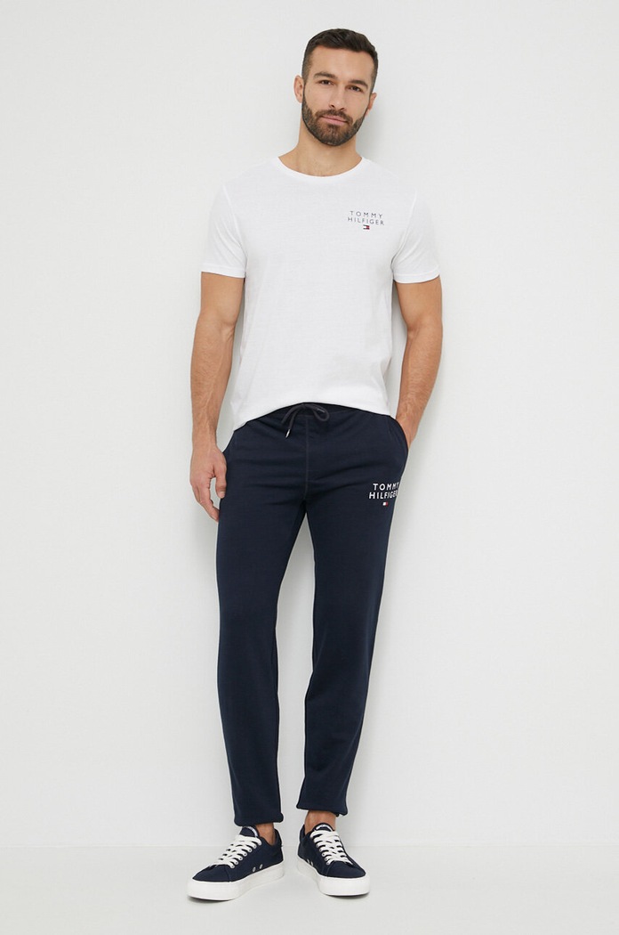 Tommy Hilfiger t-shirt bawełniany UM0UM02916.PPYX biały SS23