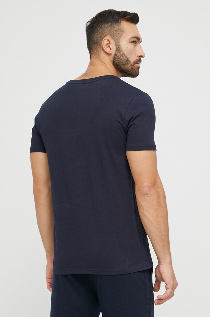 Îmbrăcăminte Tommy Hilfiger tricou din bumbac UM0UM02916.PPYX bleumarin