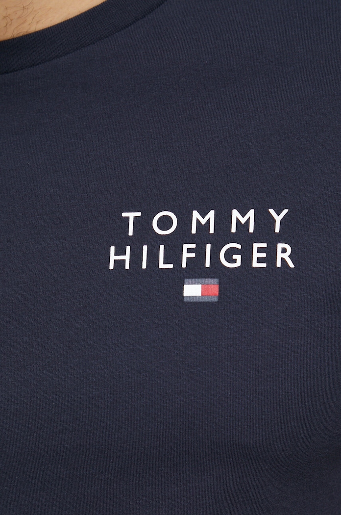 Tommy Hilfiger tricou din bumbac UM0UM02916.PPYX bleumarin