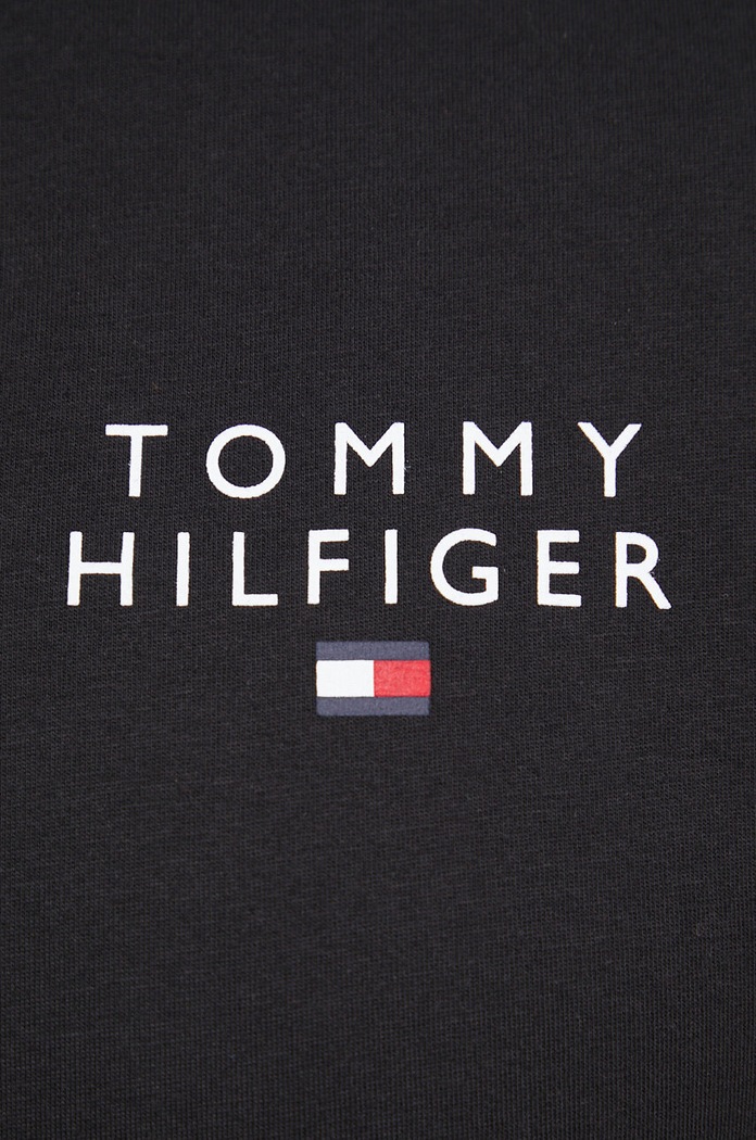 Bombažna kratka majica Tommy Hilfiger UM0UM02916.PPYX črna