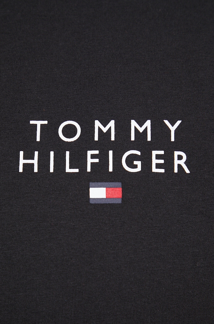 Bombažna kratka majica Tommy Hilfiger UM0UM02916.PPYX črna
