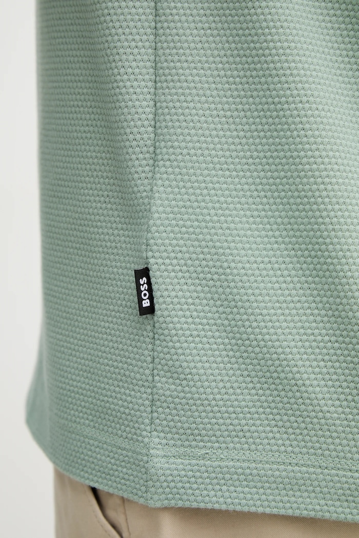 BOSS tricou bărbătesc din bumbac Tiburt 240 50452680 verde