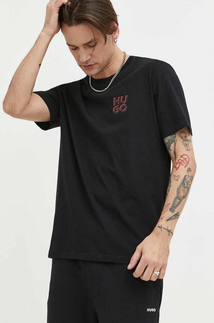 HUGO pamut póló 2 db 50492550 többszínű AW23