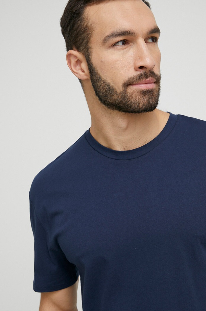 Îmbrăcăminte HUGO tricou de plajă T-SHIRT RN RELAXED 50493727 bleumarin