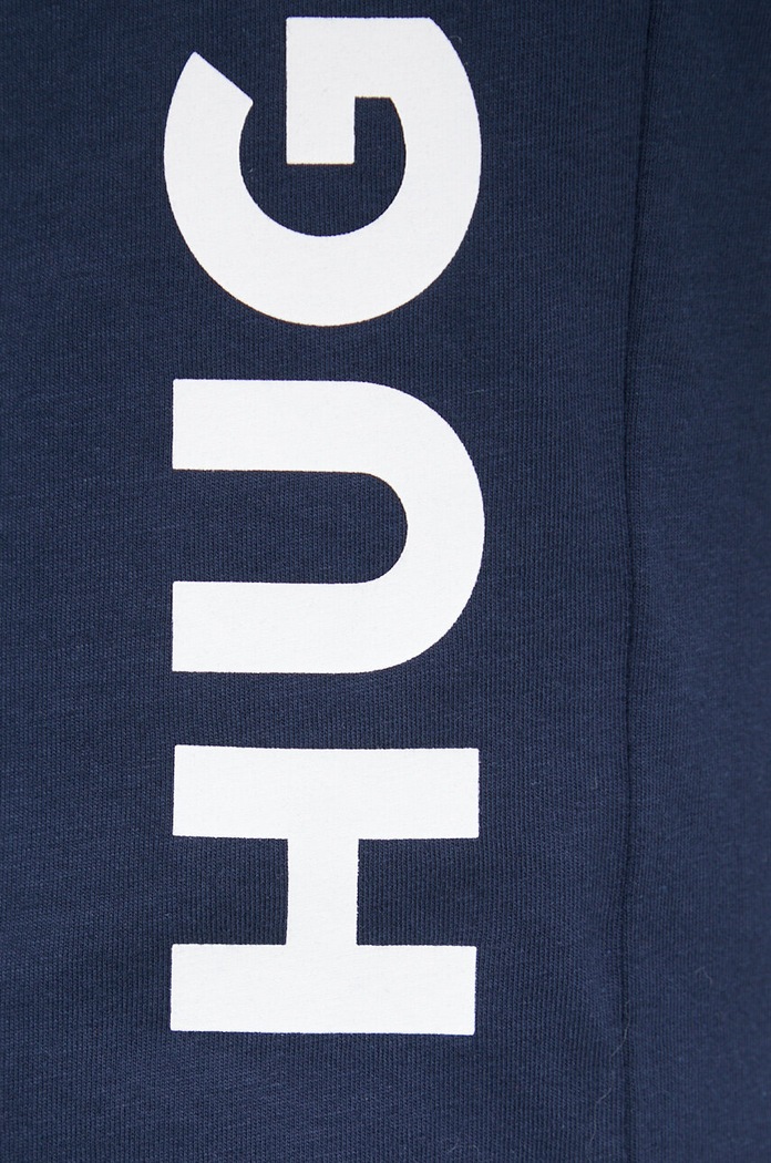 HUGO tricou de plajă T-SHIRT RN RELAXED bleumarin 50493727
