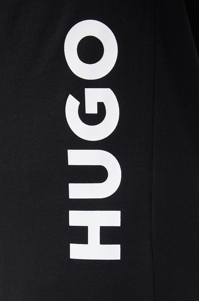 HUGO t-shirt plażowy T-SHIRT RN RELAXED 50493727 czarny