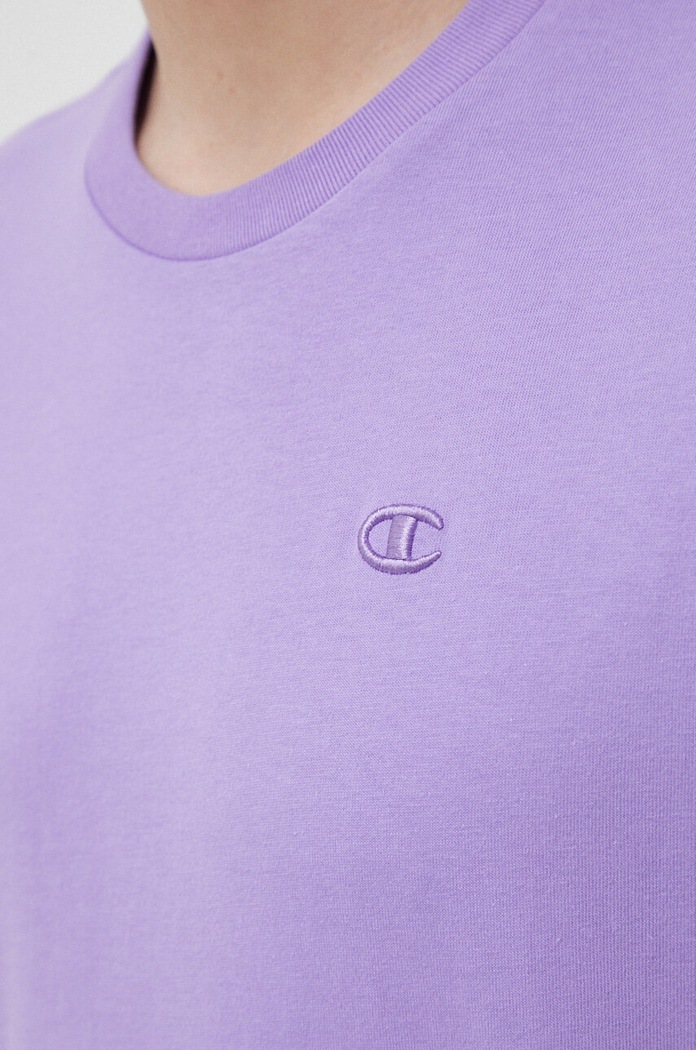 Tricou din bumbac Champion violet 218496