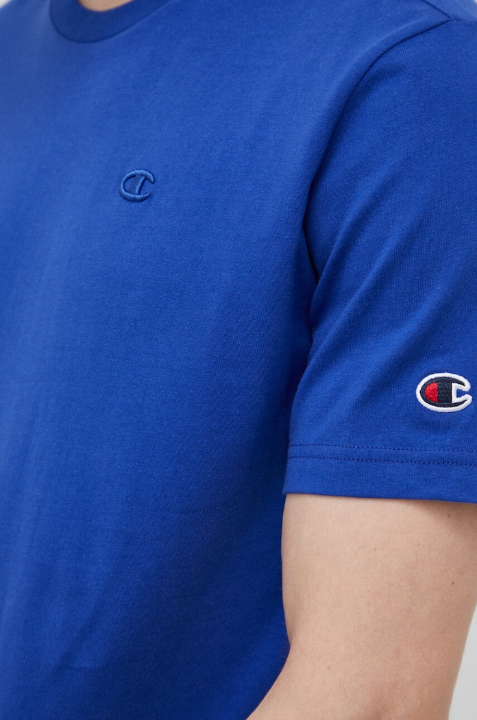 Tricou din bumbac Champion albastru 218496