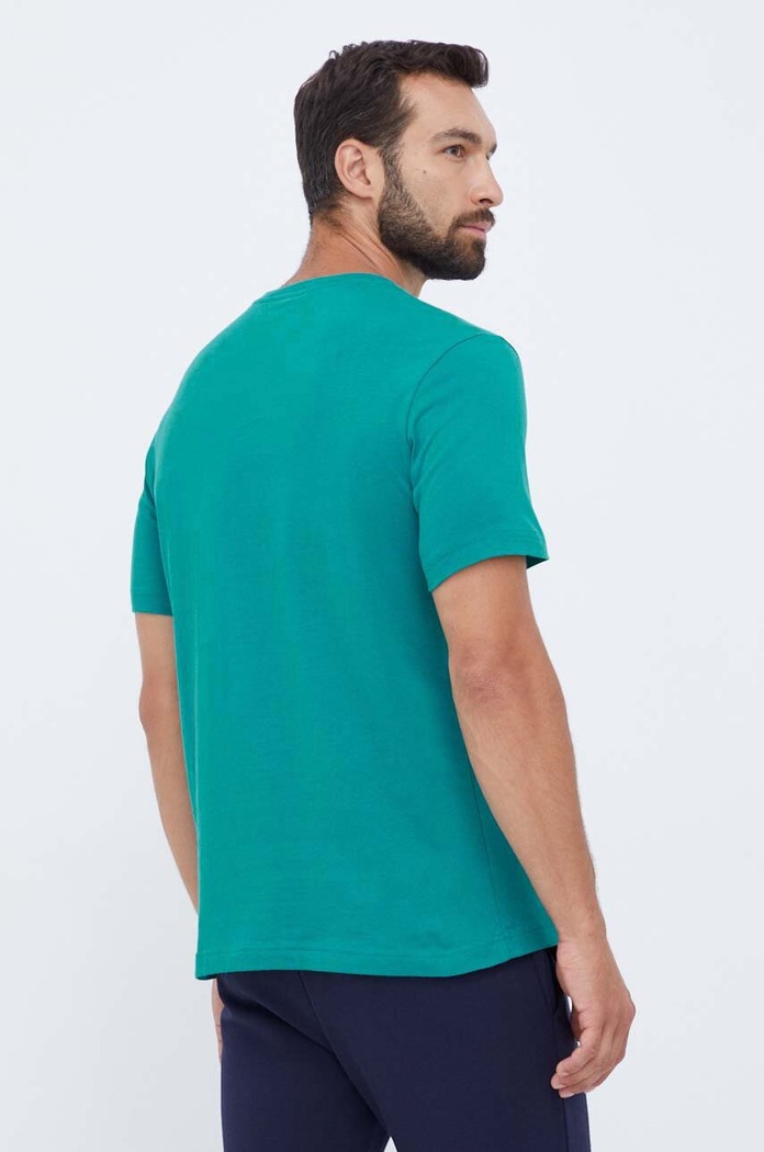 Odzież Champion t-shirt bawełniany 218496 turkusowy