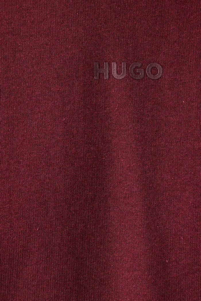 T-shirt męski bawełniany Dapolino HUGO bordowy 50488330