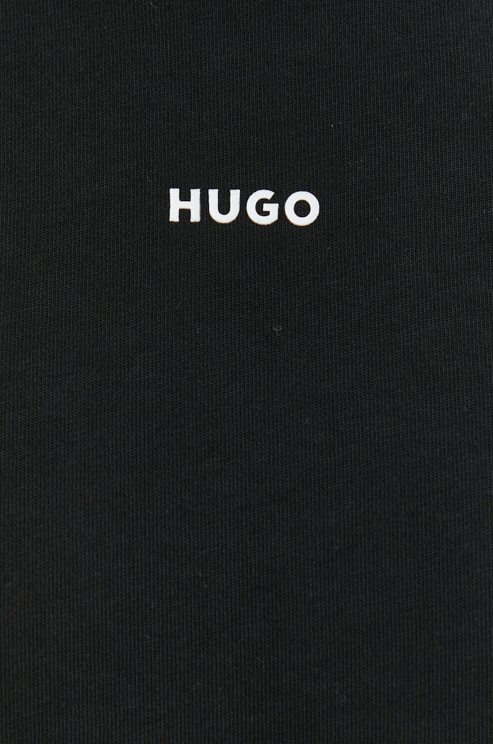 HUGO tričko pánske bavlnené Dapolino 50488330 čierna
