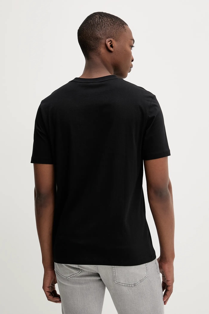 Odzież HUGO T-shirt bawełniany 50488904 czarny