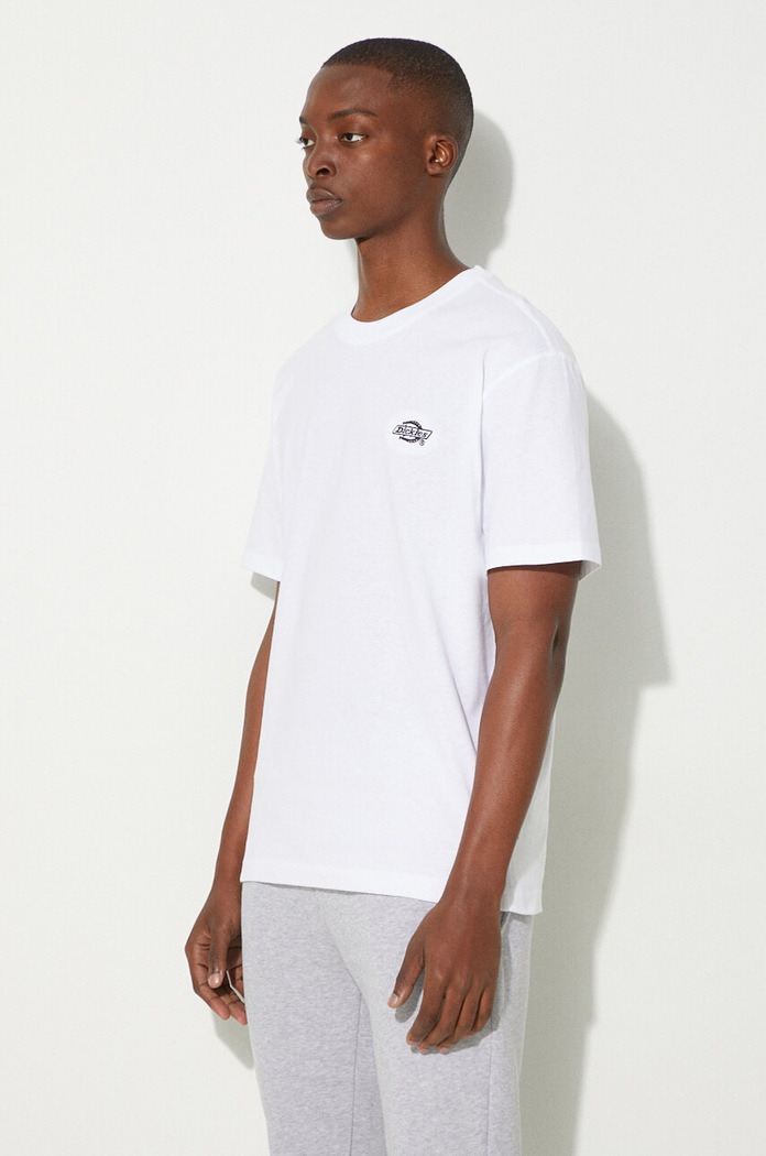 Dickies t-shirt bawełniany biały DK0A4YAIWHX1