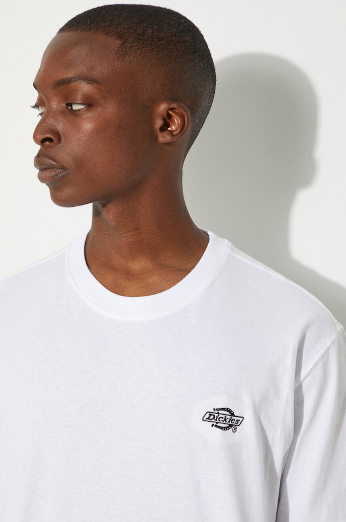 Dickies t-shirt bawełniany DK0A4YAIWHX1 biały