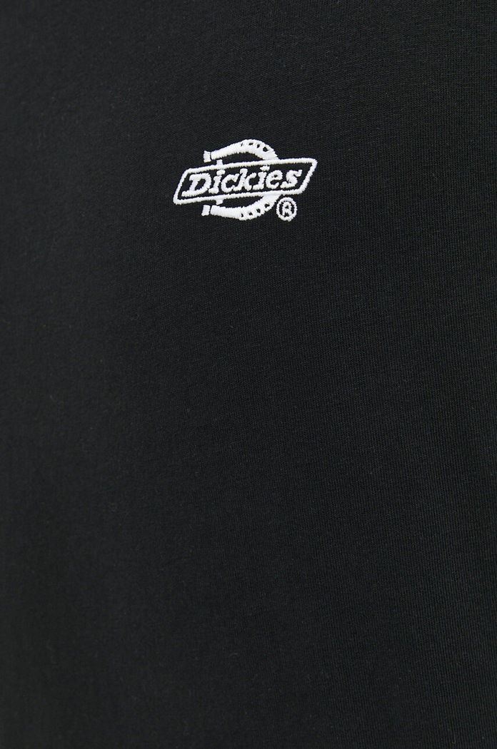 Βαμβακερό μπλουζάκι Dickies DK0A4YAIBLK1 μαύρο