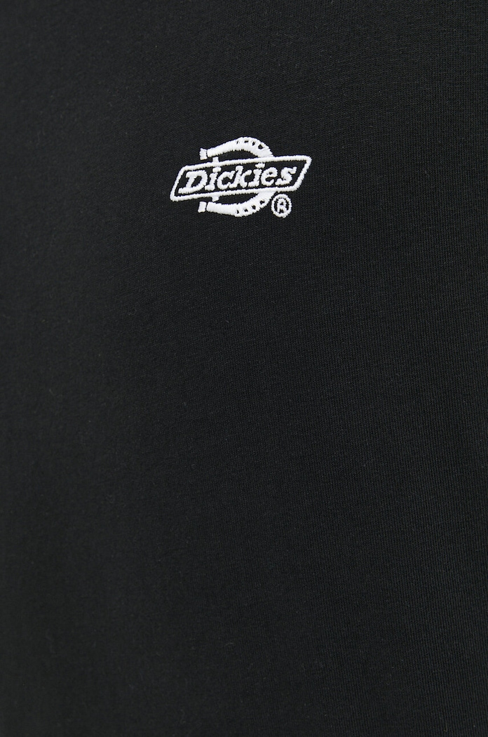 Βαμβακερό μπλουζάκι Dickies DK0A4YAIBLK1 μαύρο