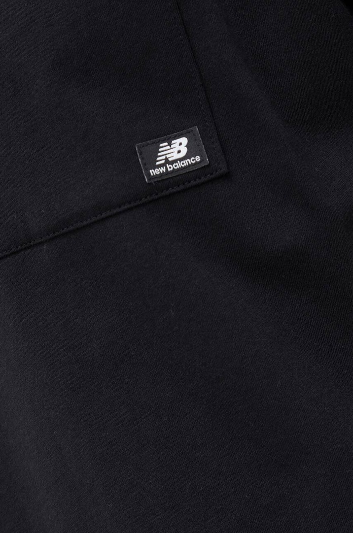 New Balance t-shirt bawełniany MT31542BK czarny