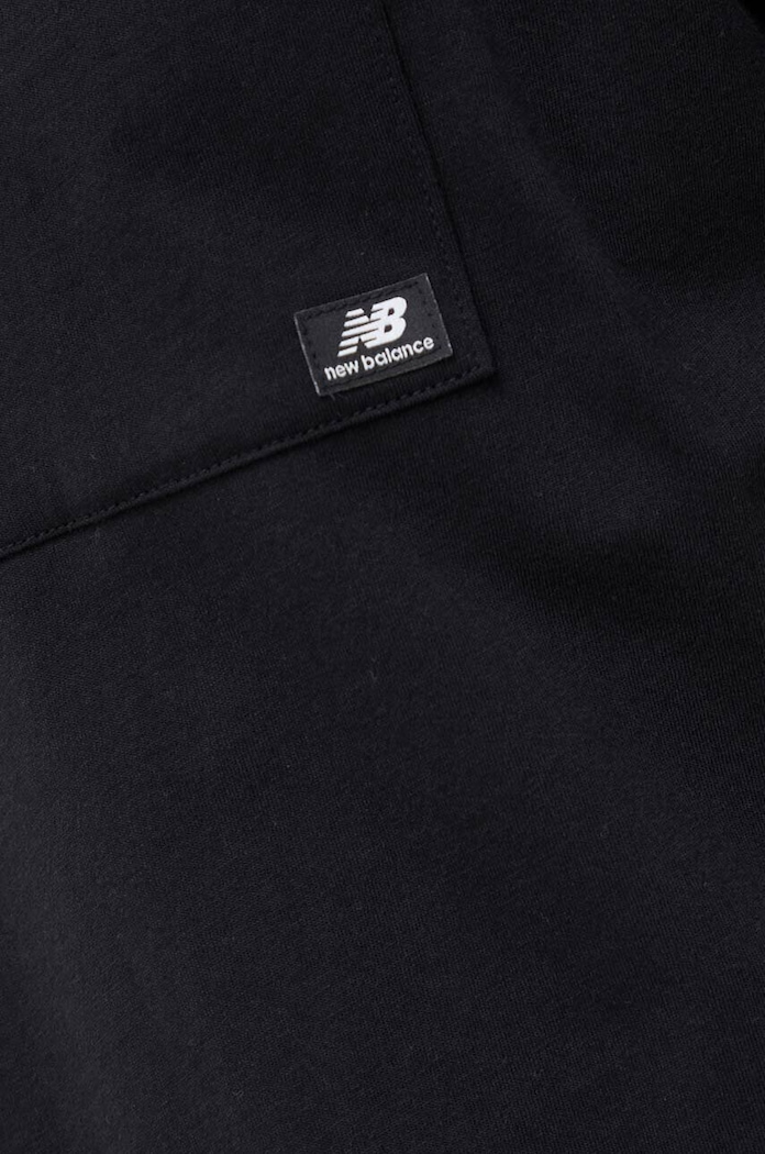 New Balance t-shirt bawełniany MT31542BK czarny