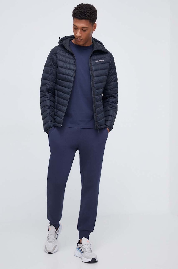 Peak Performance t-shirt bawełniany G78908 granatowy AW23